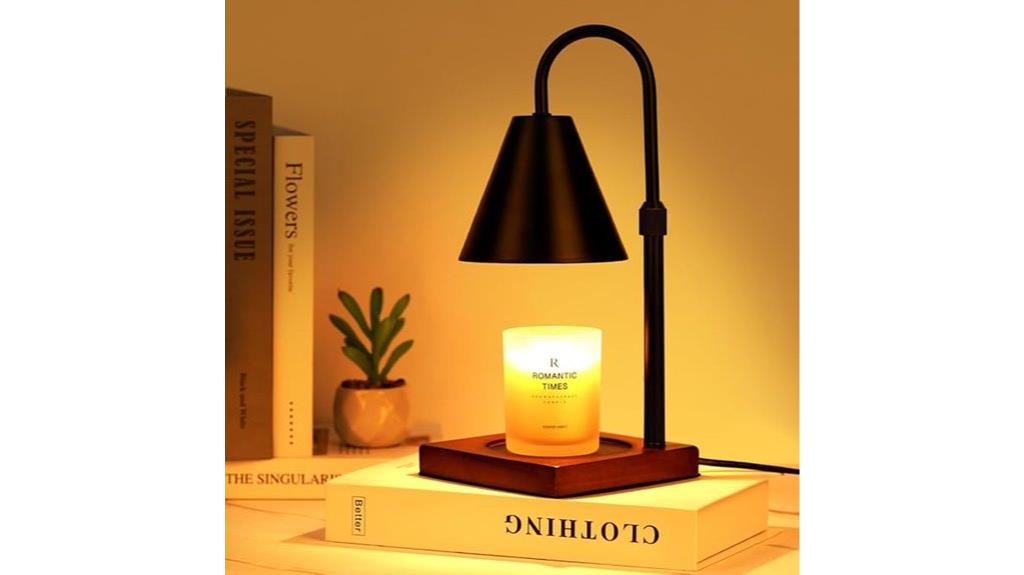 dimmable timer candle warmer