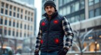 top men s heated winter vests