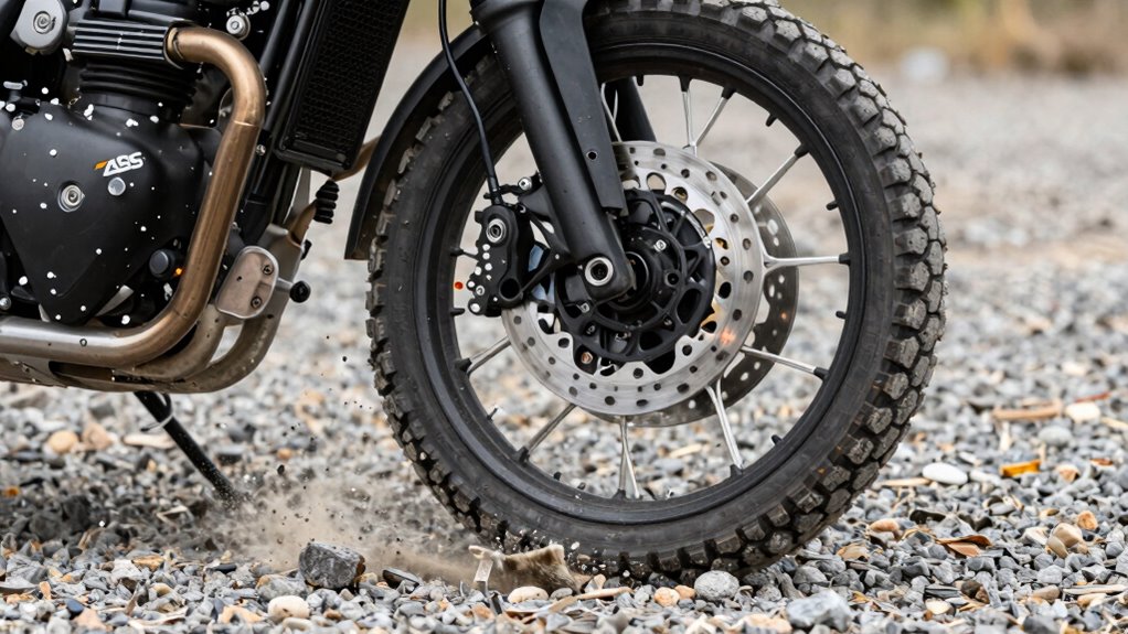 abs pulsing on gravel