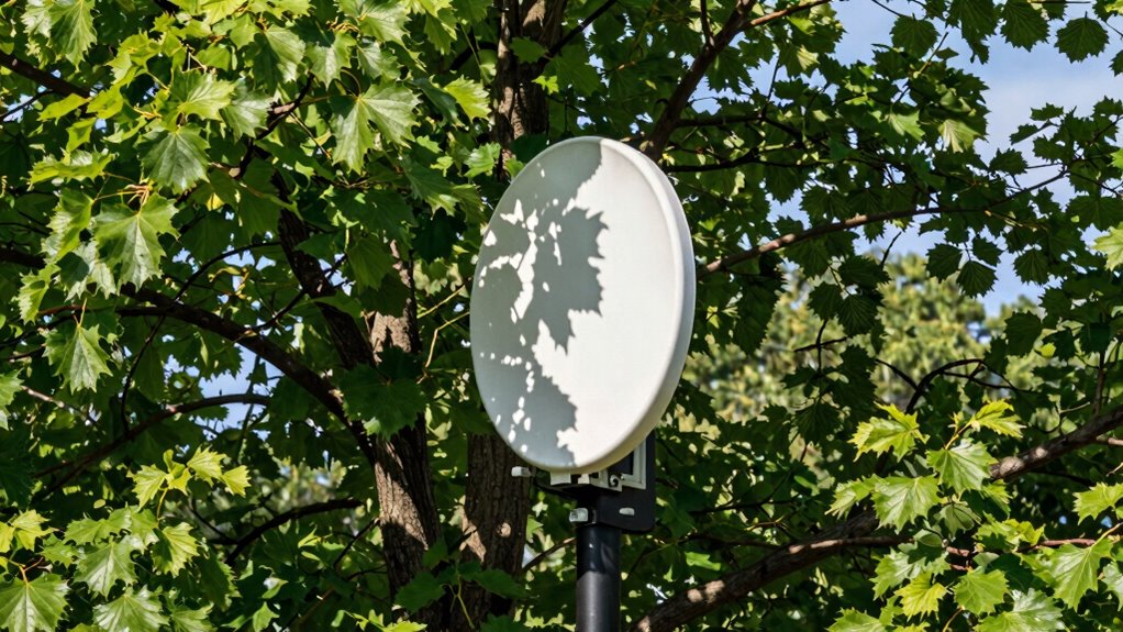 adjust antenna for clear signal