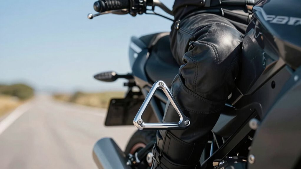 adjust handlebar and footpeg positions