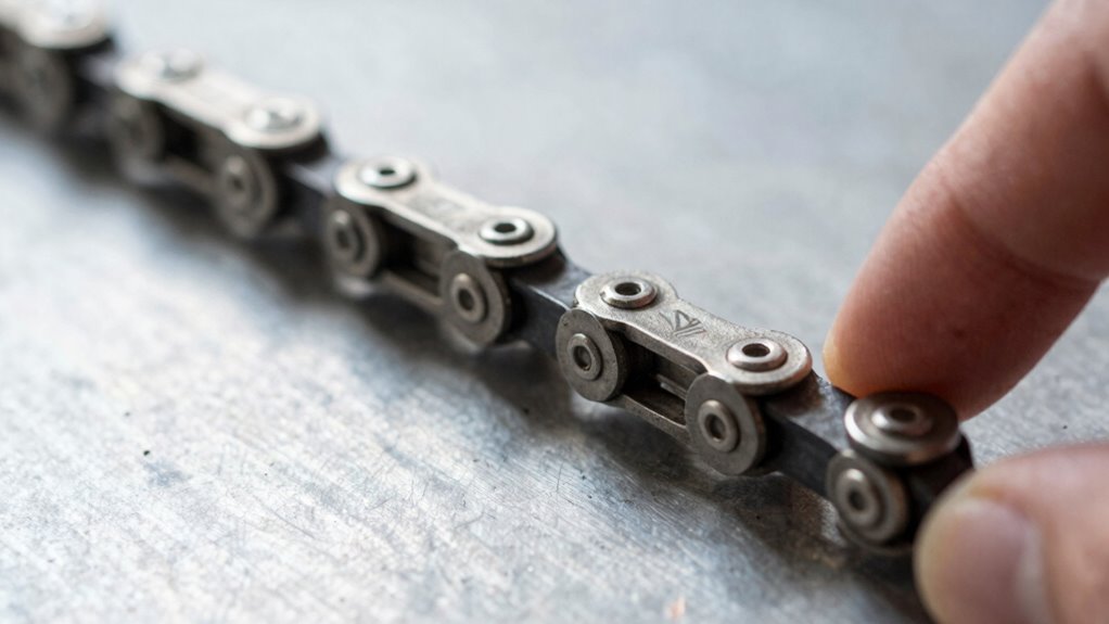 assess chain wear regularly