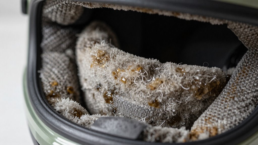 avoid damaging helmet components