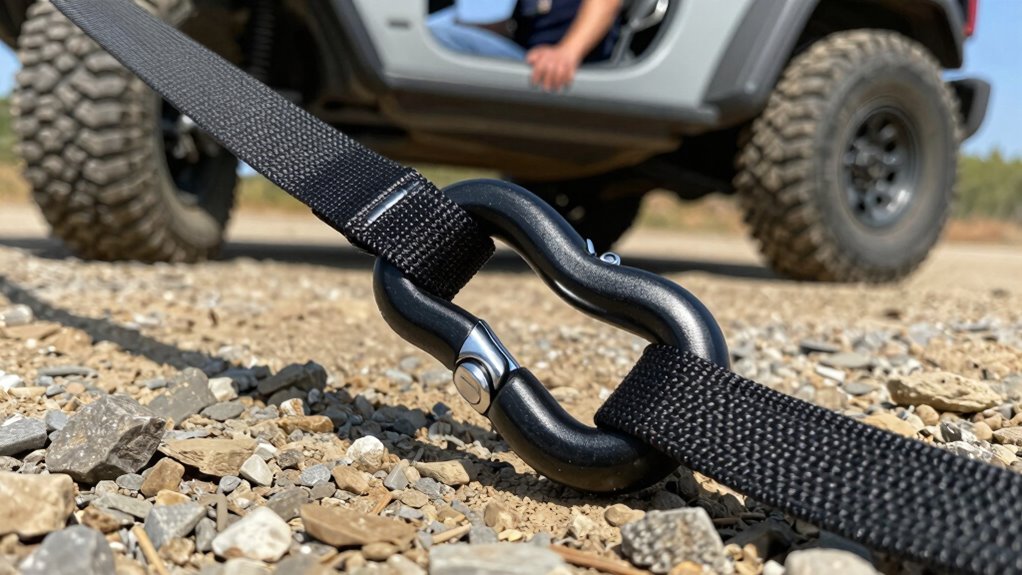 avoid soft shackles in harsh conditions