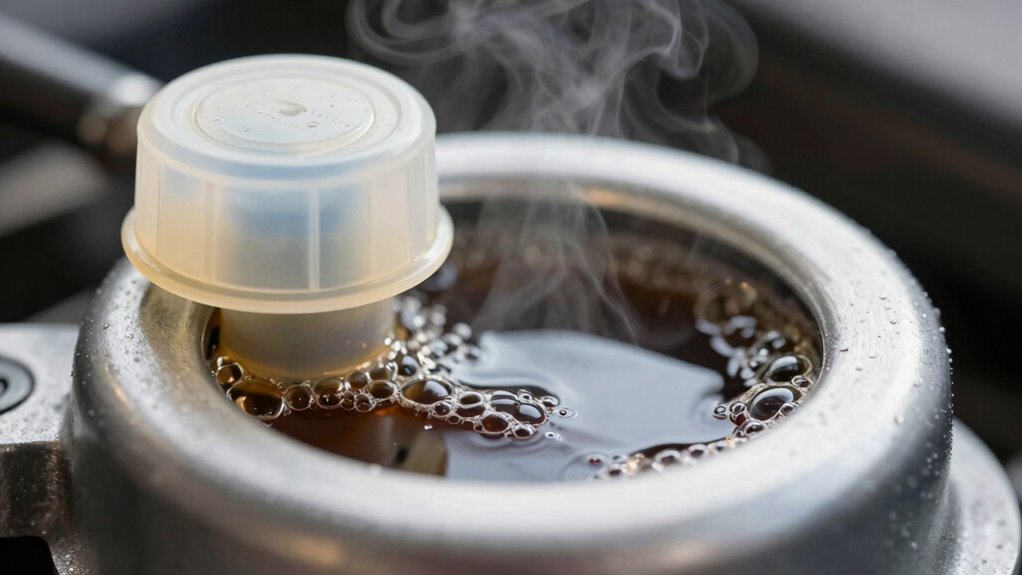 brake fluid overheats and boils