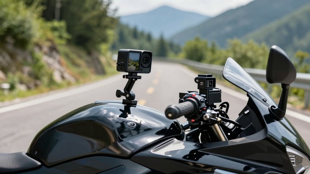 center mount for stable footage