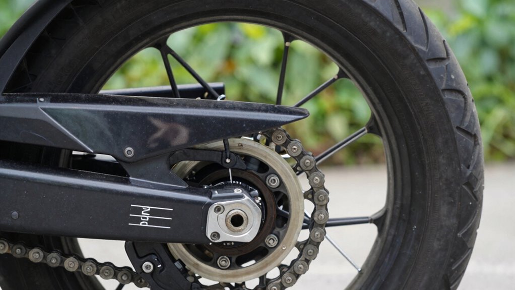 check and adjust chain slack