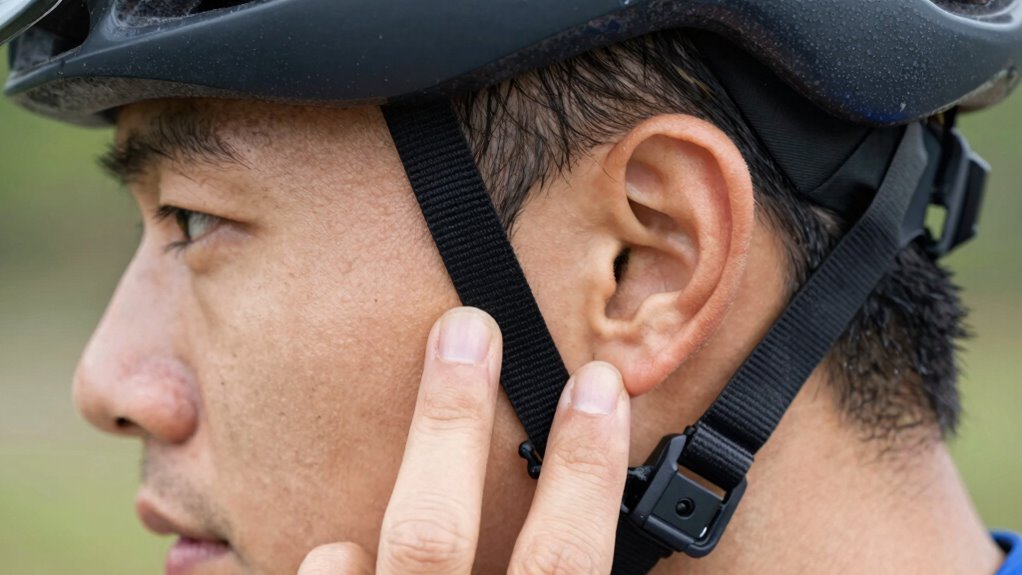 check chin strap regularly