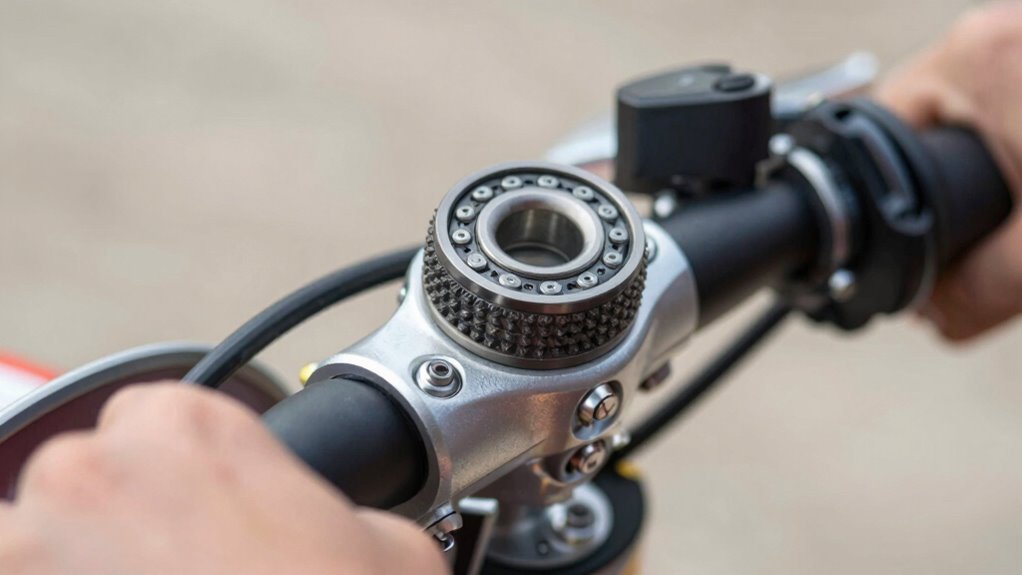 check steering head bearings