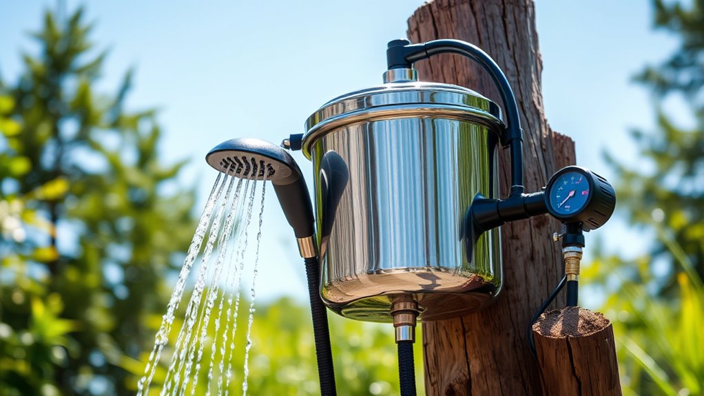 choosing the right camp shower