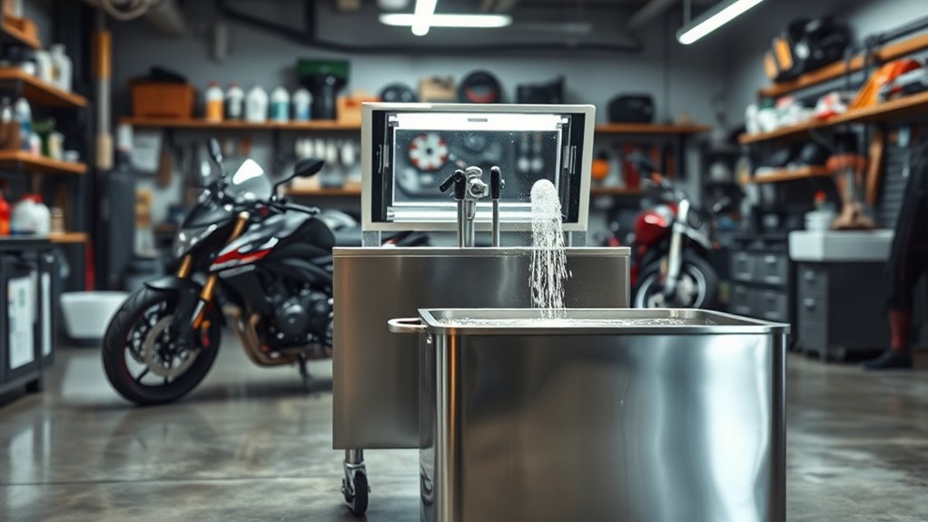 choosing the right motorcycle parts washer