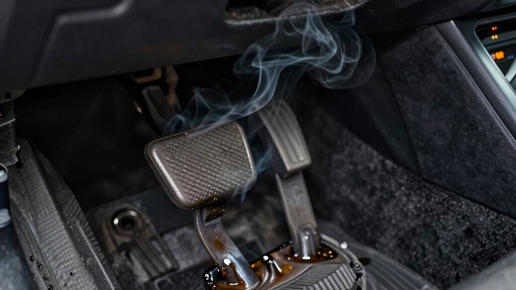 clutch overheating and slipping