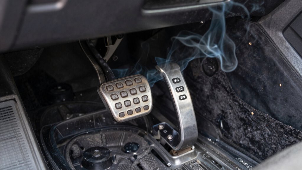 clutch overheating and slipping