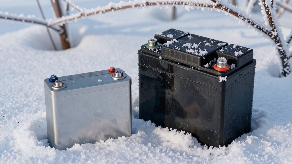 cold temp slows battery reactions