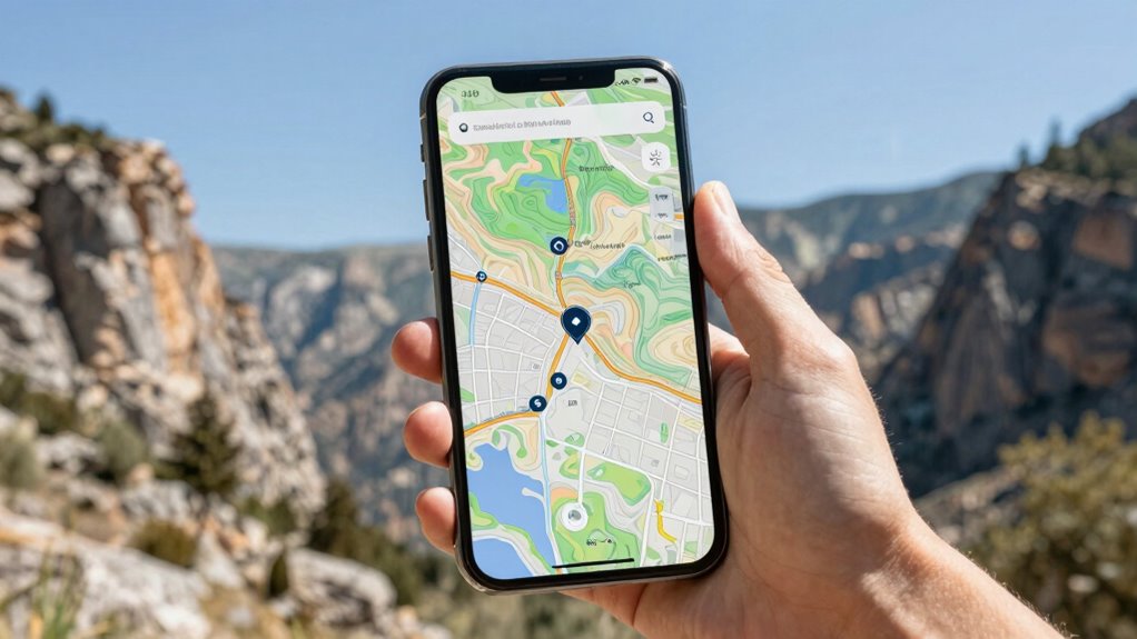 comparative offline map features