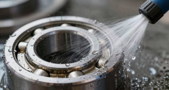 damaging bearings with water