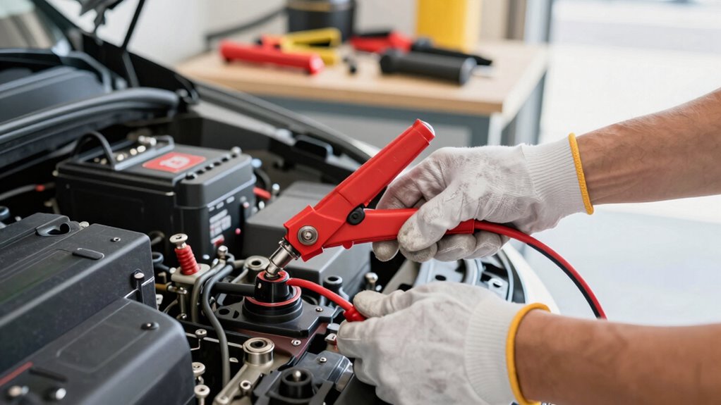 disconnect clamps carefully properly