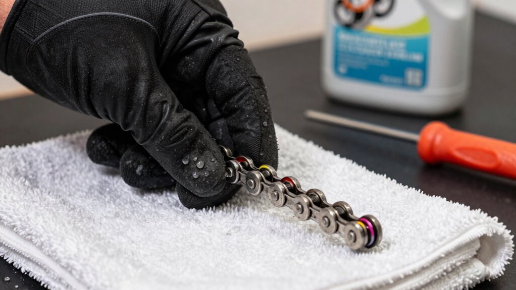 dry thoroughly lubricate properly