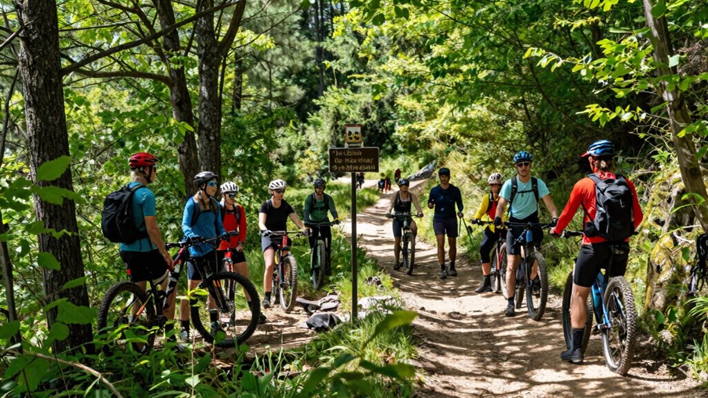 follow trail etiquette responsibly