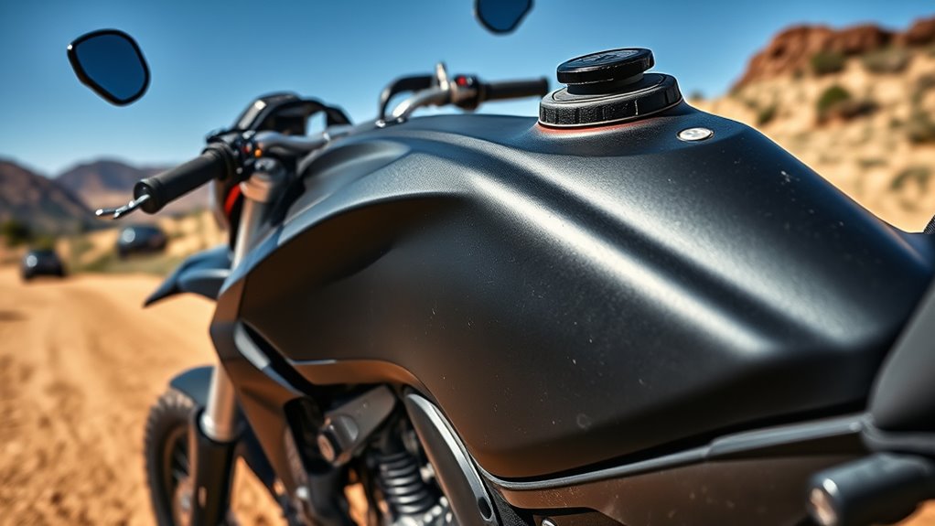 fuel tank size and durability