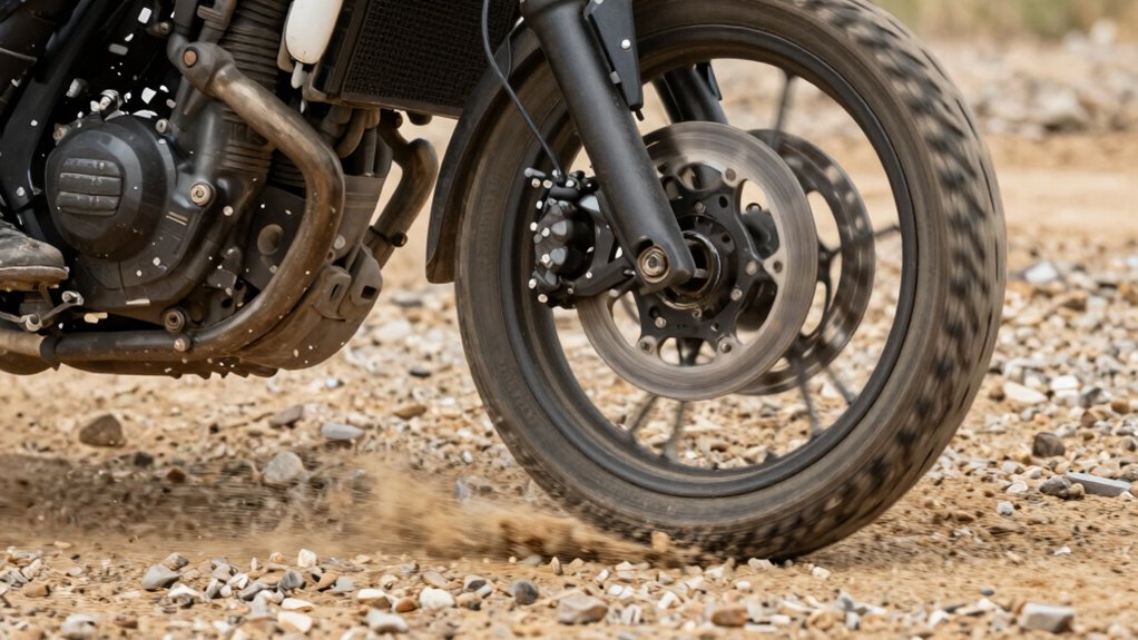 gravel surfaces affect abs