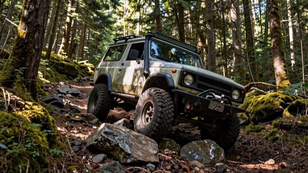 ground clearance enables obstacle traversal