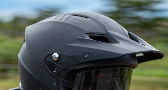 helmet design minimizes buffeting