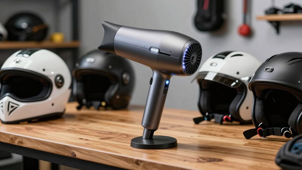 helmet drying safety features