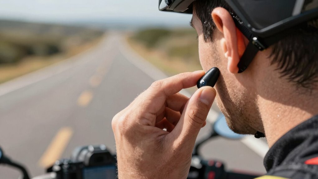 helmet fit reduces wind noise