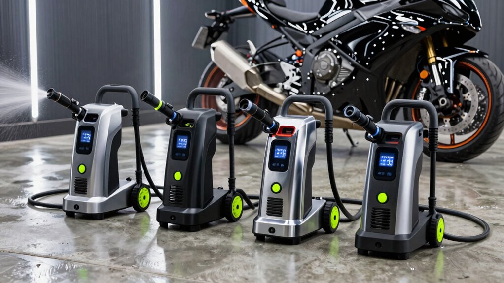 high performance motorcycle pressure washers