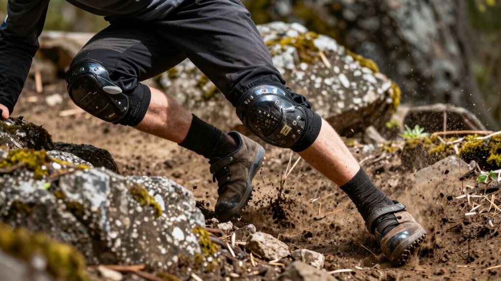 hip contact during trail falls