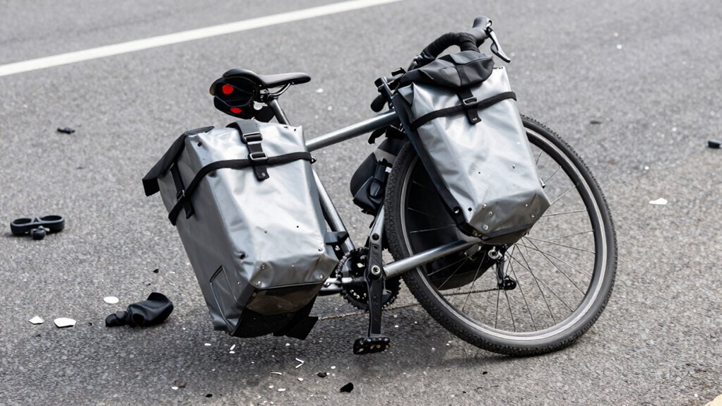impact resistant secure reflective panniers