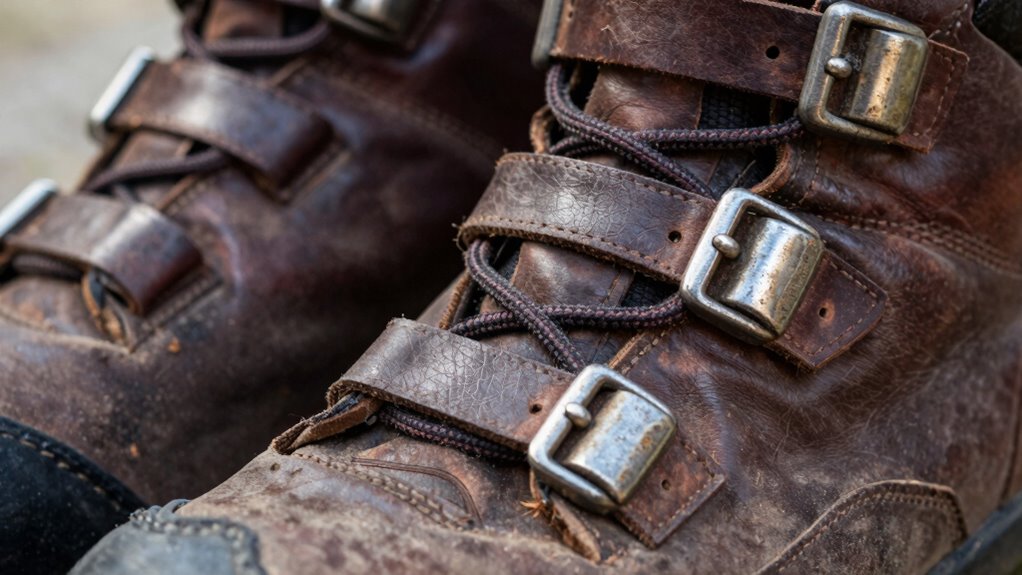 inspect buckles for damage
