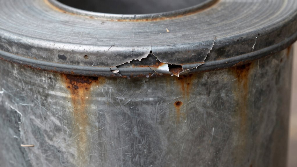 inspect for visible damage