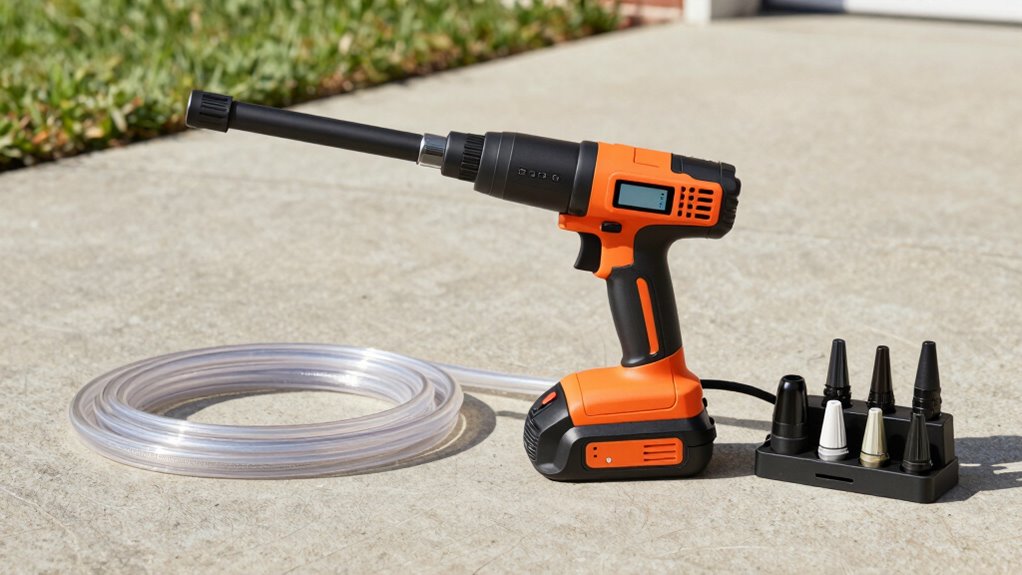 key cordless pressure washer factors