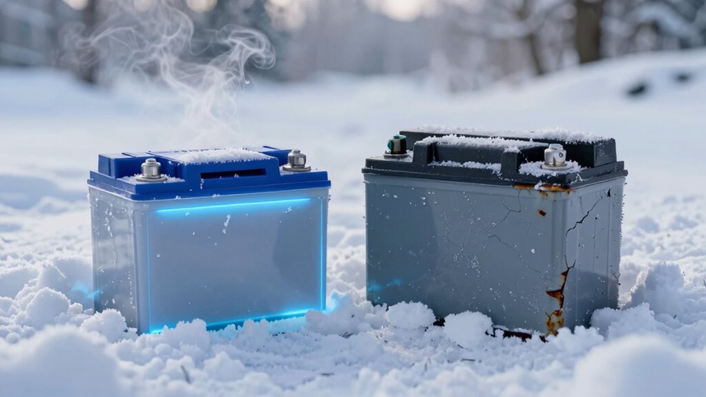 lithium outperforms in cold