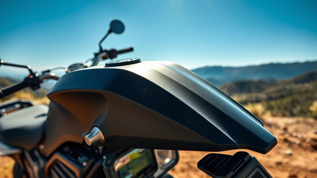 long distance dual sport fuel tank