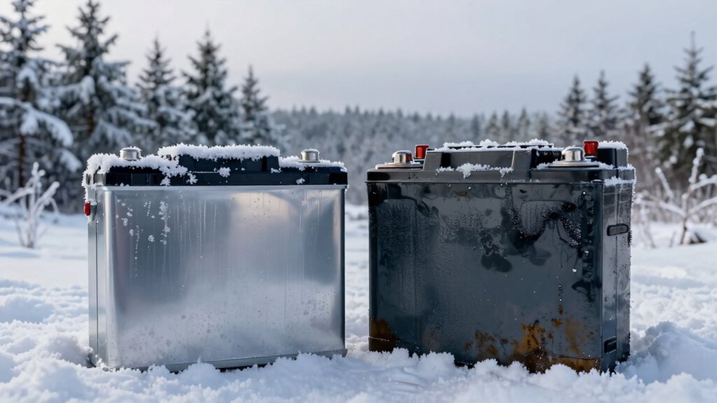 maintain batteries in cold weather