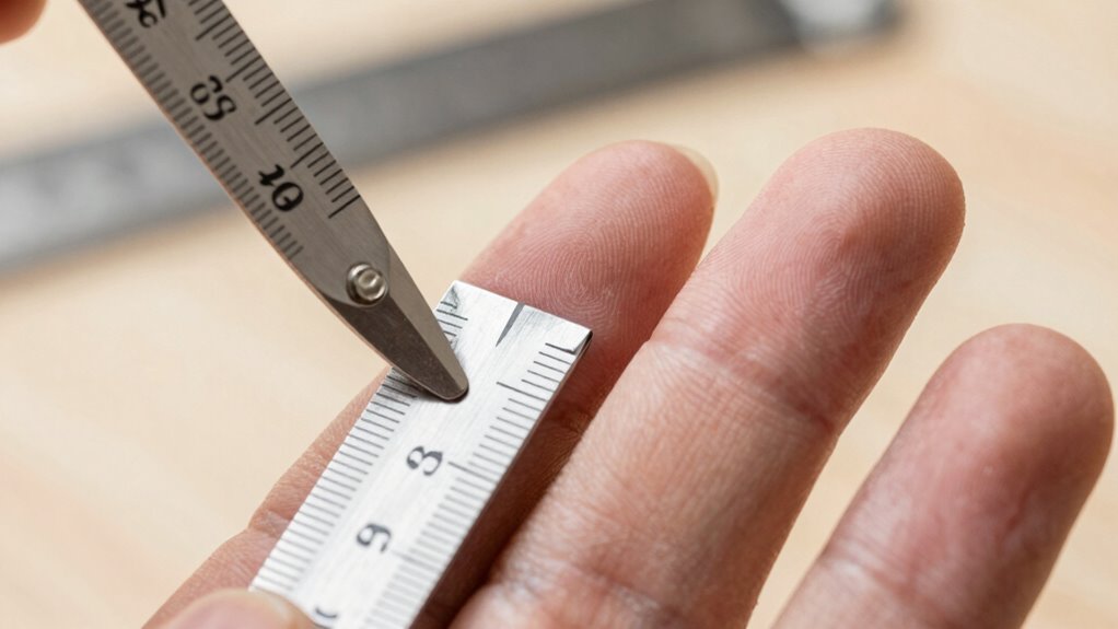 measure fingers precisely accurately