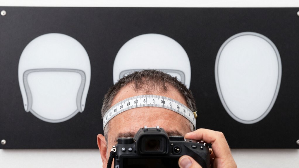 measure head fit helmet