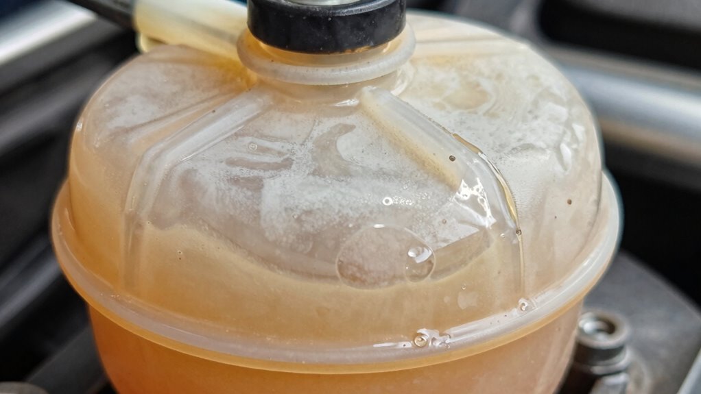 monitor brake fluid temperature