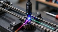 motorcycle chain alignment lasers