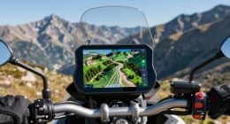 motorcycle gps satellite imagery
