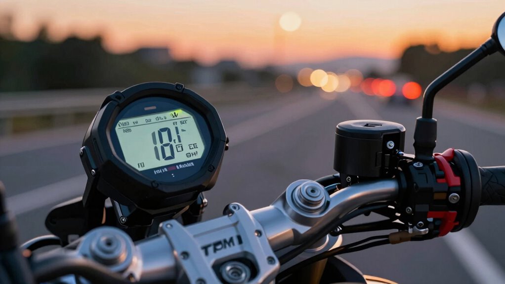motorcycle tire pressure monitoring