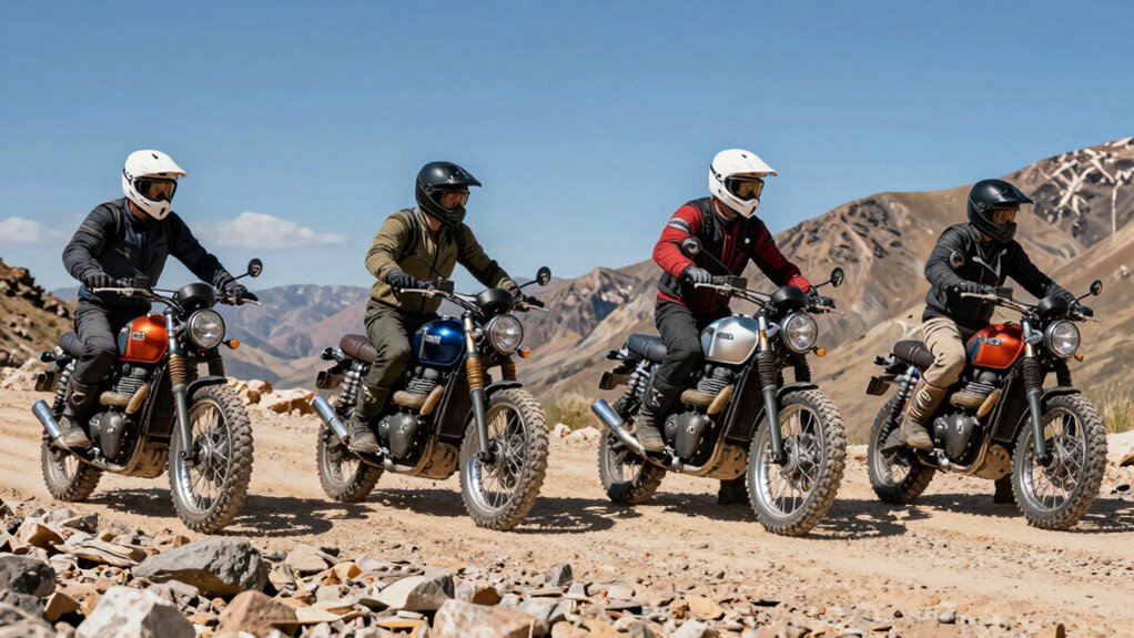 off road riding mode differences