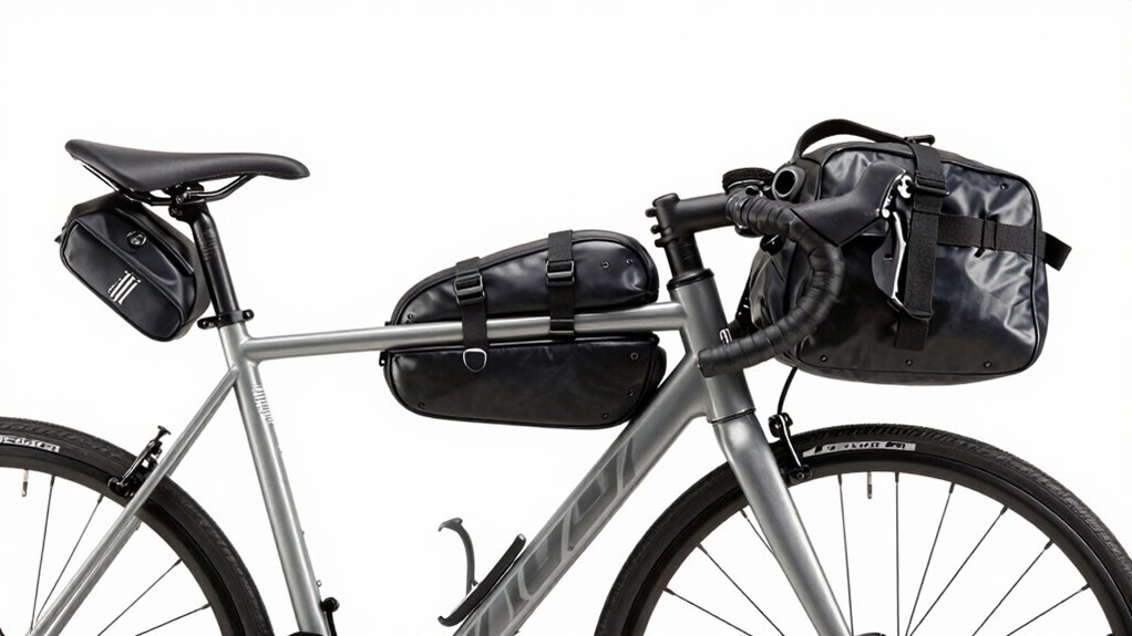 optimal bike bag positioning