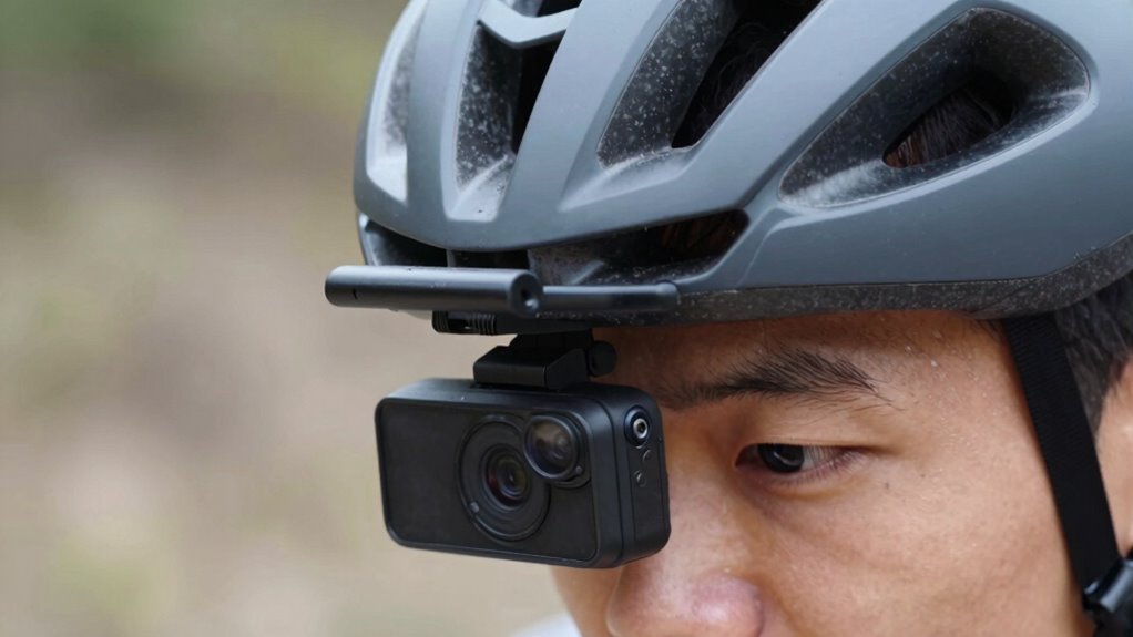 optimal helmet camera positioning