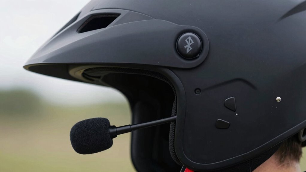 optimal helmet microphone placement