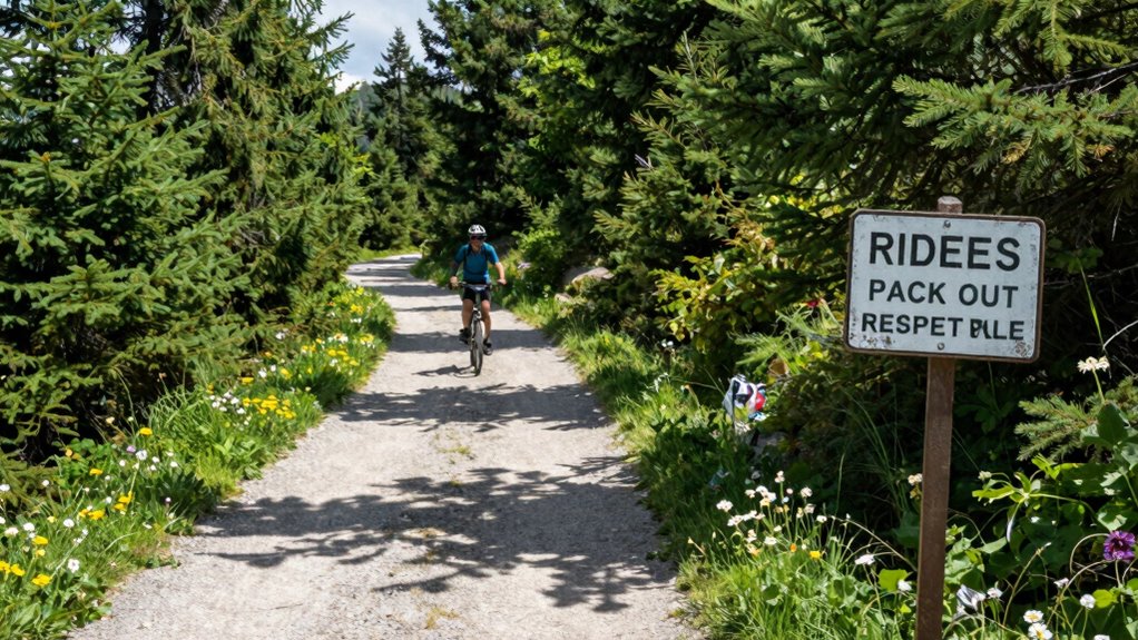 pack out trash responsibly