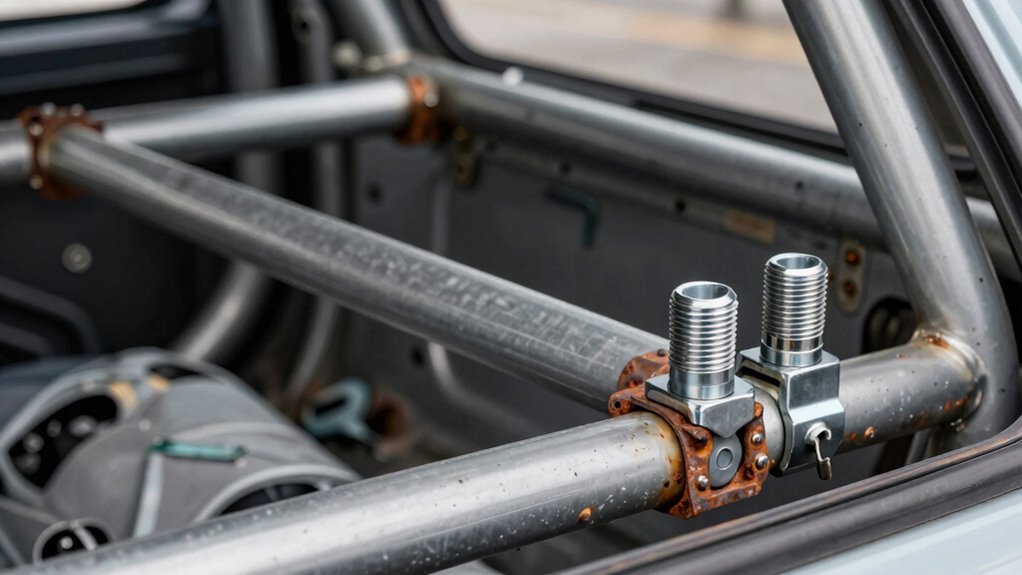 poor clamps cause crash failures